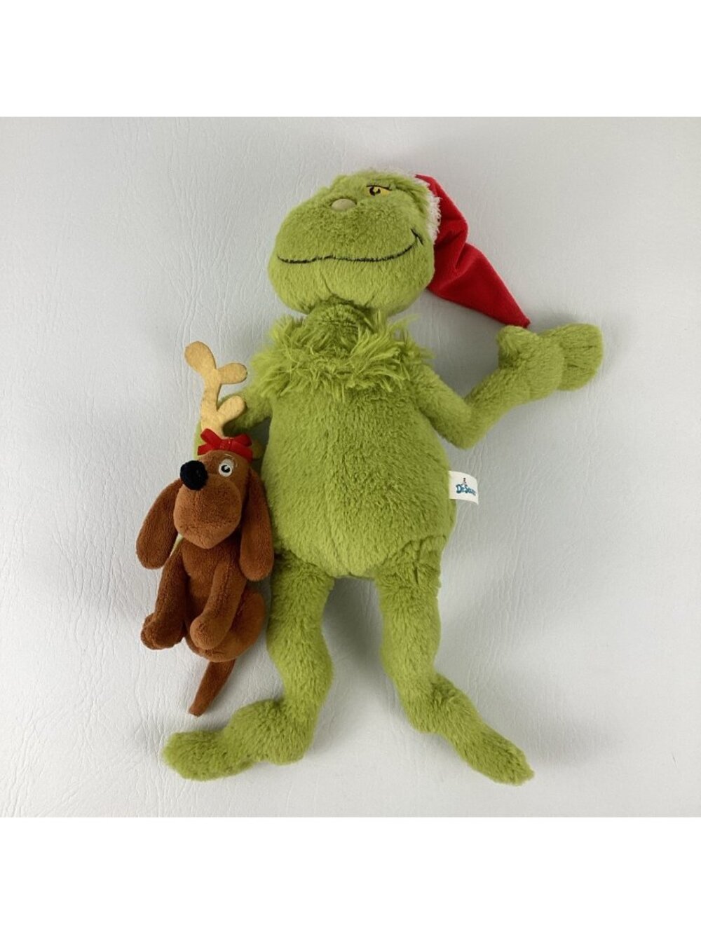 Dr. Seuss The Grinch and Max Plush Soft Stuffed Christmas Toy Manhattan Toy 2018